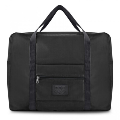 Bolsa De Viagem Dobrável Gg Jacki Design Preta