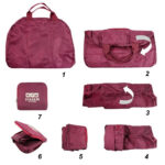 Bolsa Para Viagem Dobrável Jacki Design Vinho