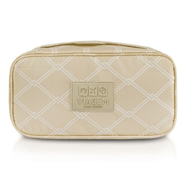 Bolsa Porta Lingerie Jacki Design Bege