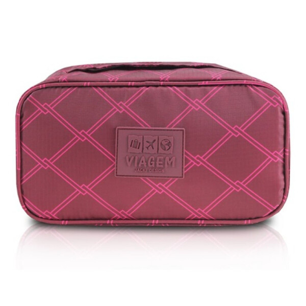 Bolsa Porta Lingerie Jacki Design Vinho