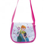 Bolsa Rosa Infantil Anna E Elsa Frozen