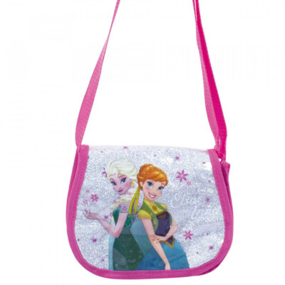 Bolsa Rosa Infantil Anna E Elsa Frozen