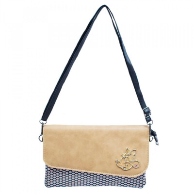 Bolsa Minnie Rosto Tiracolo Marrom