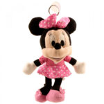 Boneca Minnie Chaveiro Rosa 23cm Na Lata