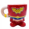 Caneca 3D Mulher Maravilha Porcelana 450ml