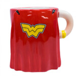 Caneca 3D Mulher Maravilha Porcelana 450ml