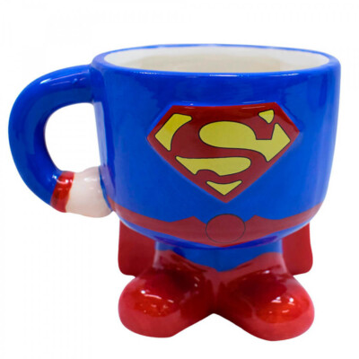 Caneca 3d Superman Porcelana 450ml