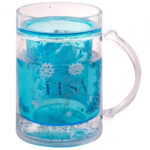 Caneca Azul Líquido Elsa Frozen 250ml