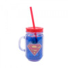 Caneca Jarra Superman com Canudo 420ml