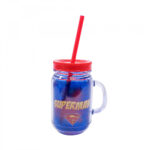 Caneca Jarra Superman com Canudo 420ml