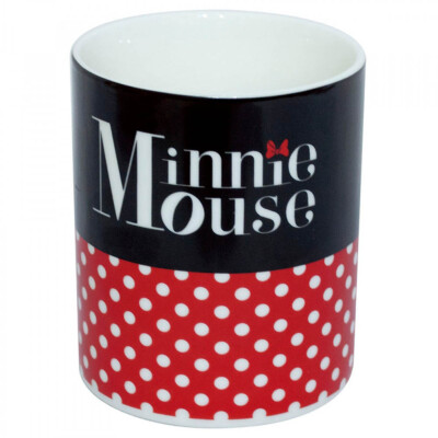 Caneca Minnie Mouse De Porcelana 370ml