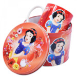 Caneca De Porcelana Na Lata Branca De Neve 350ml