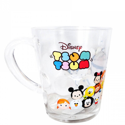 Caneca Mickey E Minnie Amigos Tsum Tsum Acrílico 200ml