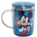 Caneca Mickey Térmica Azul 450ml