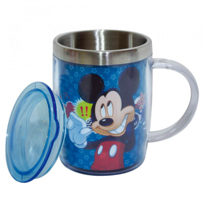 Caneca Mickey Térmica Azul 450ml
