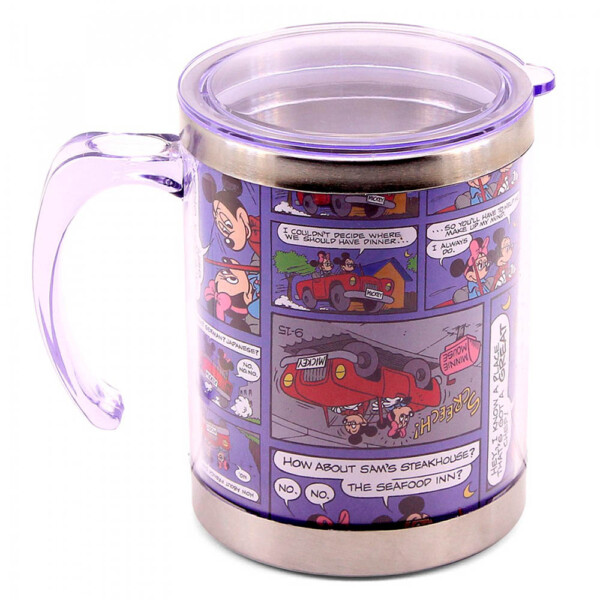Caneca Mickey E Minnie Térmica Gibi 450ml