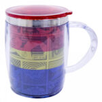 Caneca Térmica Mulher Maravilha Com Tampa 450ml