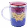 Caneca Térmica Mulher Maravilha Com Tampa 450ml