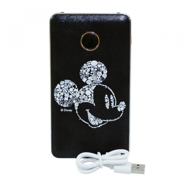 Carregador Mickey Portátil Preto 7000mah