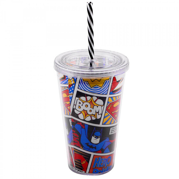 Copo Gibi Com Canudo 450ml