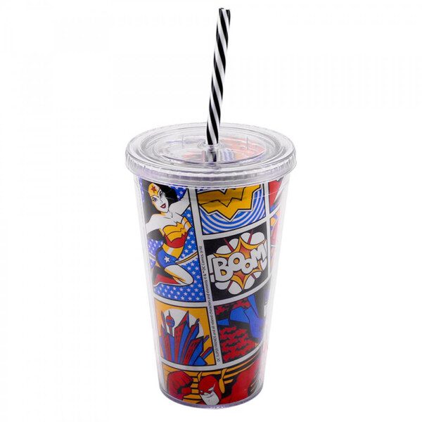 Copo Gibi Com Canudo 450ml