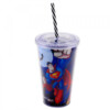Copo Liga da Justiça Power Canudo 450ml