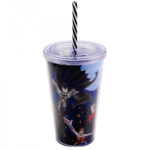 Copo Liga da Justiça Power Canudo 450ml