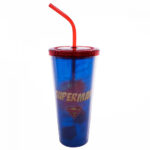 Copo Superman Com Cubos De Gelo 600ml