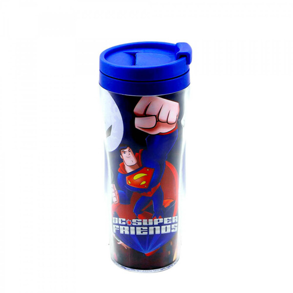 Copo Liga Da Justiça Com Tampa 350ml