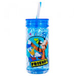 Copo Mickey Congelante Com Canudo 350ml