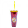 Copo Flash Vermelho Com Cubos De Gelo 600ml