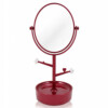 Espelho De Mesa Com Porta Joias Jacki Design Vermelho