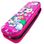 Estojo Minnie Metal Roxo Bravinha 19x6cm