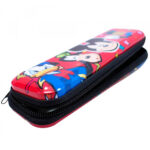 Estojo De Metal Mickey Vermelho Sorrisão 19x6cm