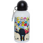 Garrafa Mickey E Minnie Tsum Tsum Branca De Alumínio 500ml