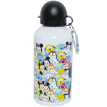 Garrafa Mickey E Minnie Tsum Tsum Branca De Alumínio 500ml