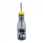 Garrafa Batman Canudo Tampa Rosqueável 500ml