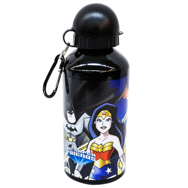 Garrafa De Alumínio Liga Da Justiça Preta 500ml