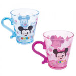 Conjunto Mickey E Minnie Com 2 Canecas De Acrílico 300ml