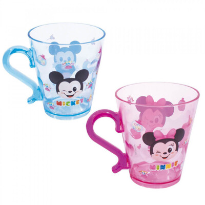 Conjunto Mickey E Minnie Com 2 Canecas De Acrílico 300ml