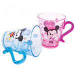 Conjunto Mickey E Minnie Com 2 Canecas De Acrílico 300ml