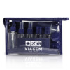 Kit De Frascos Viagem De 10 Peças Jacki Design Azul