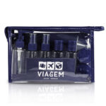 Kit De Frascos Viagem De 10 Peças Jacki Design Azul
