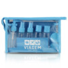 Kit De Frascos Viagem De 10 Peças Jacki Design Celeste