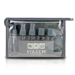 Kit De Frascos Viagem De 10 Peças Jacki Design Cinza
