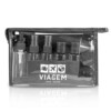 Kit De Frascos Viagem De 10 Peças Jacki Design Preta
