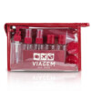 Kit De Frascos Viagem De 10 Peças Jacki Design Vinho