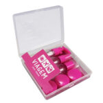 Kit De Frascos Viagem De 9 Peças Jacki Design Pink