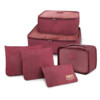 Kit Organizador De Malas De 6 Peças Jacki Design Vinho