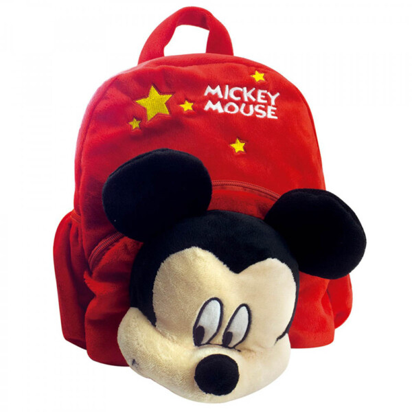 Mochila Com Mickey De Pelúcia